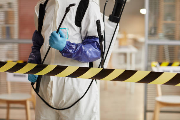 Professional Biohazard Cleanup technician working in Spangle, WA